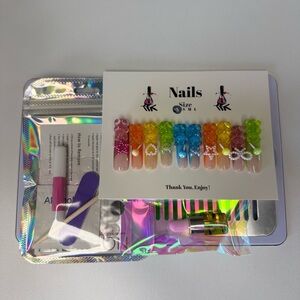 Gummy Bear Nails | Custom Press On Nails | High Quality Nails | Handmade